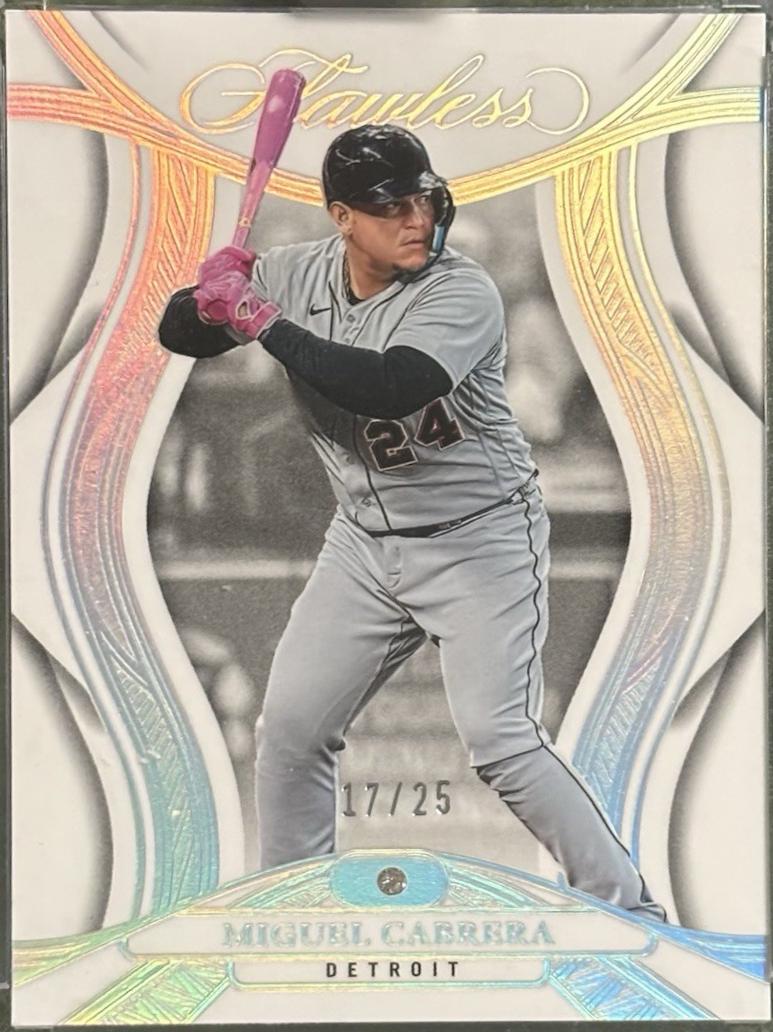 Miguel Cabrera #36 2025 Panini Flawless Baseball