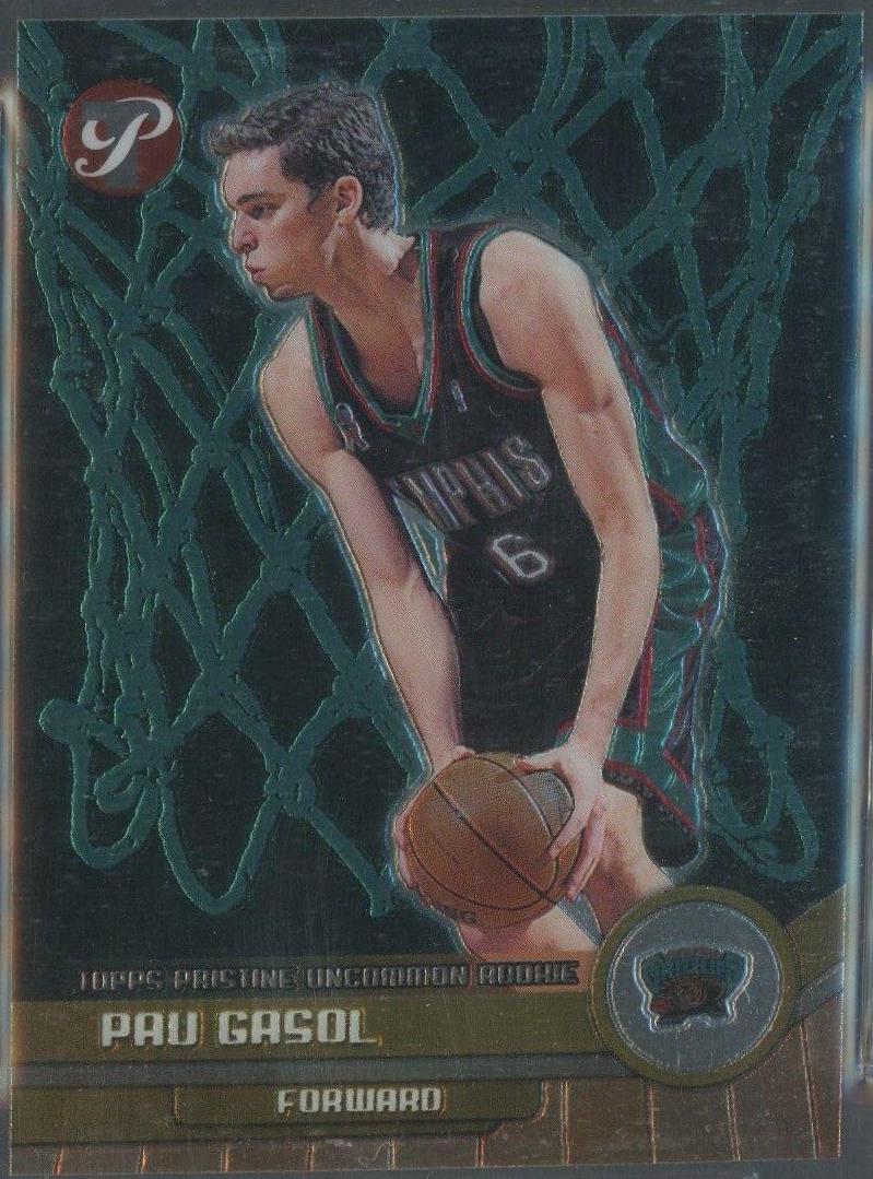 Pau Gasol #76 2001 Topps Pristine Basketball