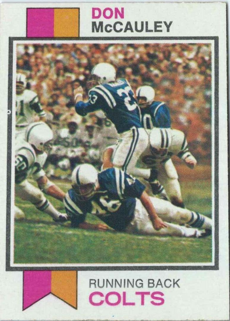 Don McCauley #81 Football Cards 1973 Topps