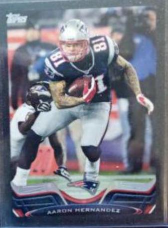 Aaron Hernandez #373 2013 Topps Football