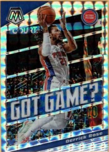 Derrick Rose #2 Basketball Cards 2019 Panini Mosaic Got Game