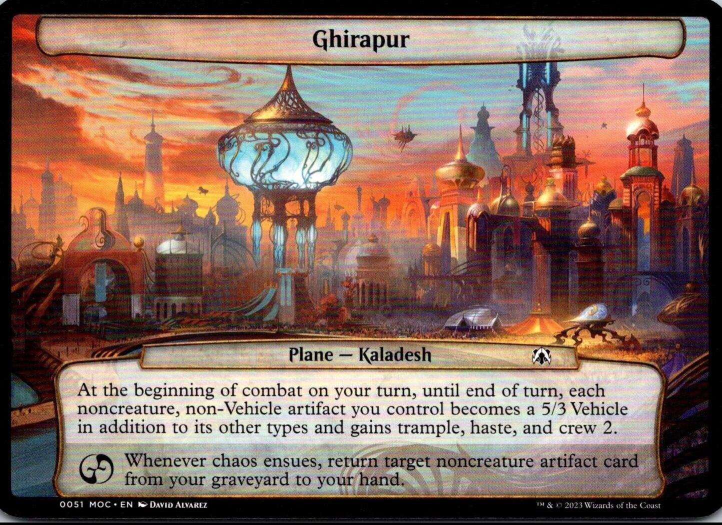 Tap to enlarge Ghirapur, Magic March of the Machine Commander