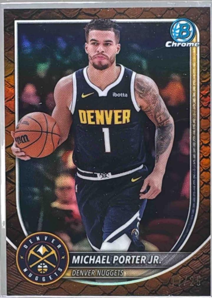 Michael Porter Jr. [Reptilian Orange Refractor] #BCV-179