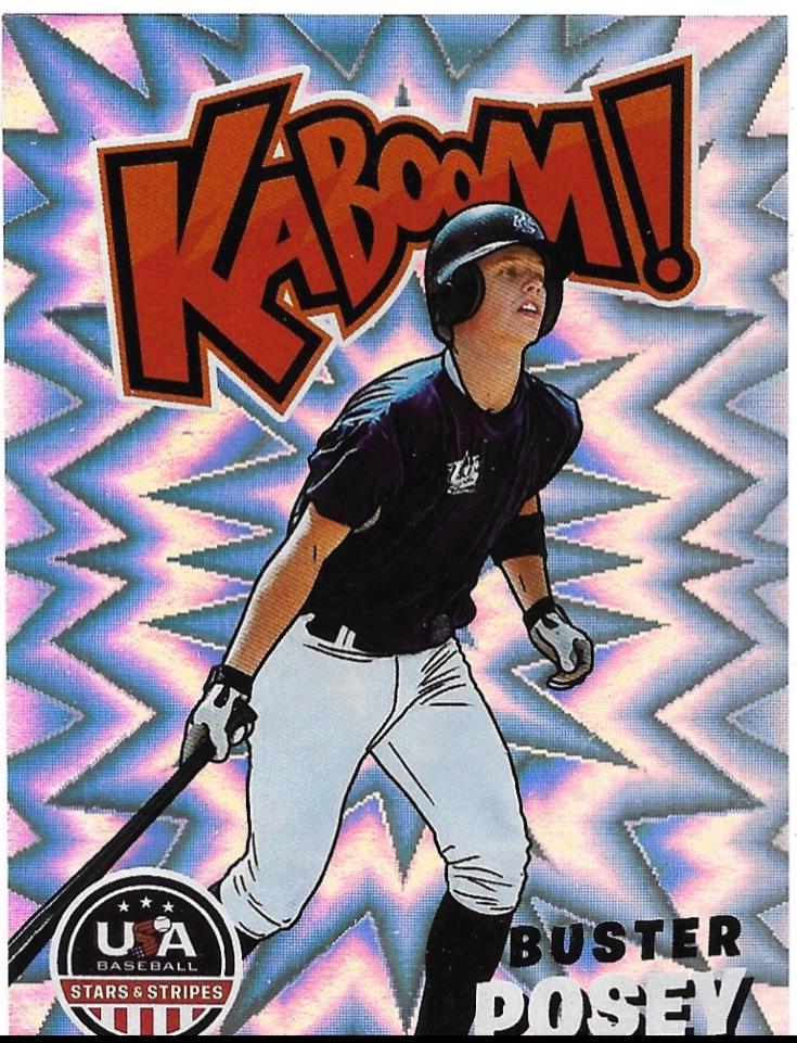 Buster Posey #9 Baseball Cards 2025 Panini Stars and Stripes Kaboom