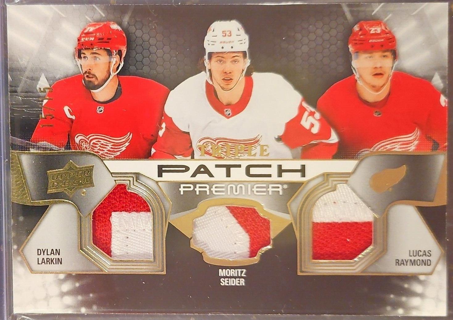 Dylan Larkin / Moritz Seider / Lucas Raymond [Jersey] #PT-LSR