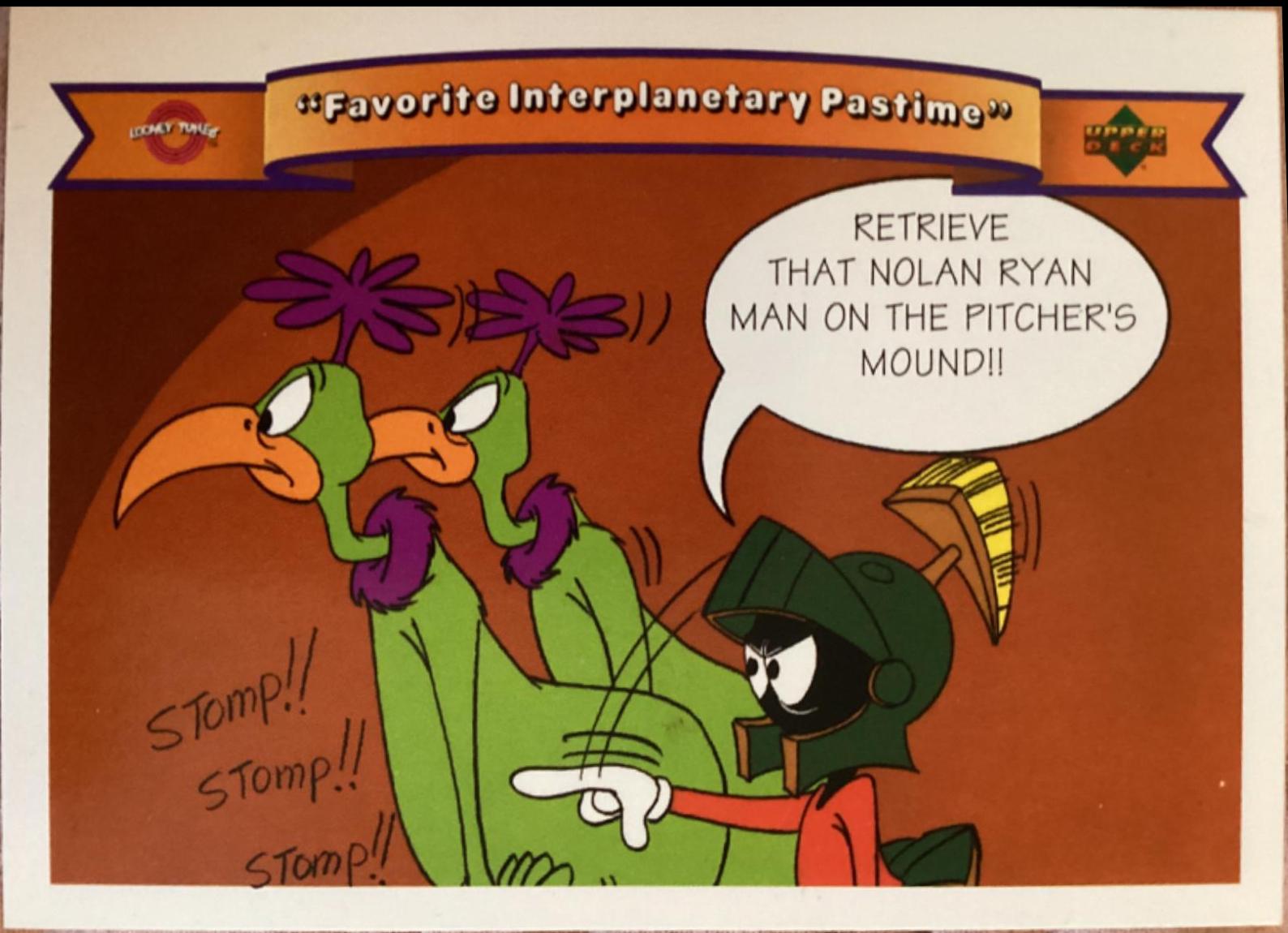 Favorite Interplanetary Pastime #6 Baseball Cards 1991 Upper Deck Comic Ball 2