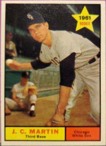 J. C. Martin #124 Baseball Cards 1961 Topps