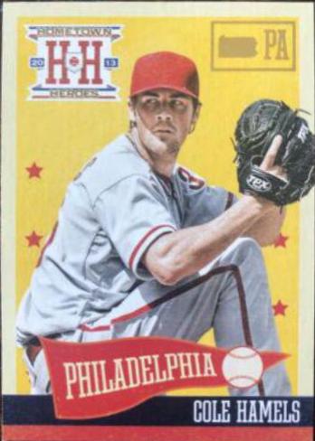 Cole Hamels #33 Baseball Cards 2013 Panini Hometown Heroes