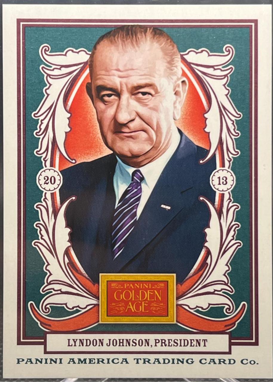 Lyndon Johnson [White Border] #67