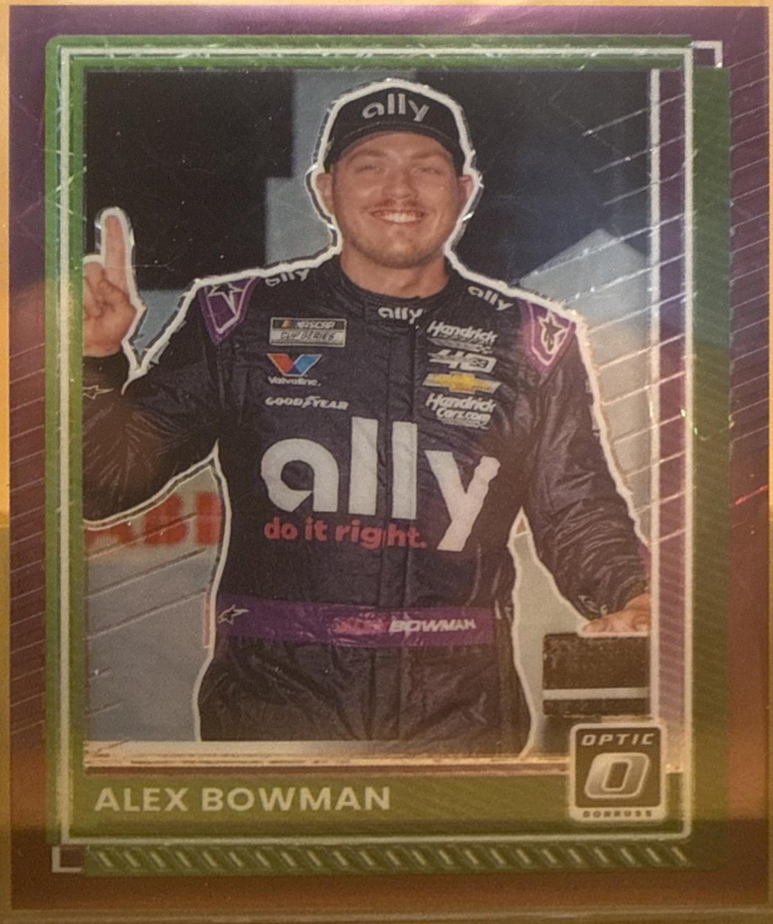 Alex Bowman [Optic Purple Velocity] #68