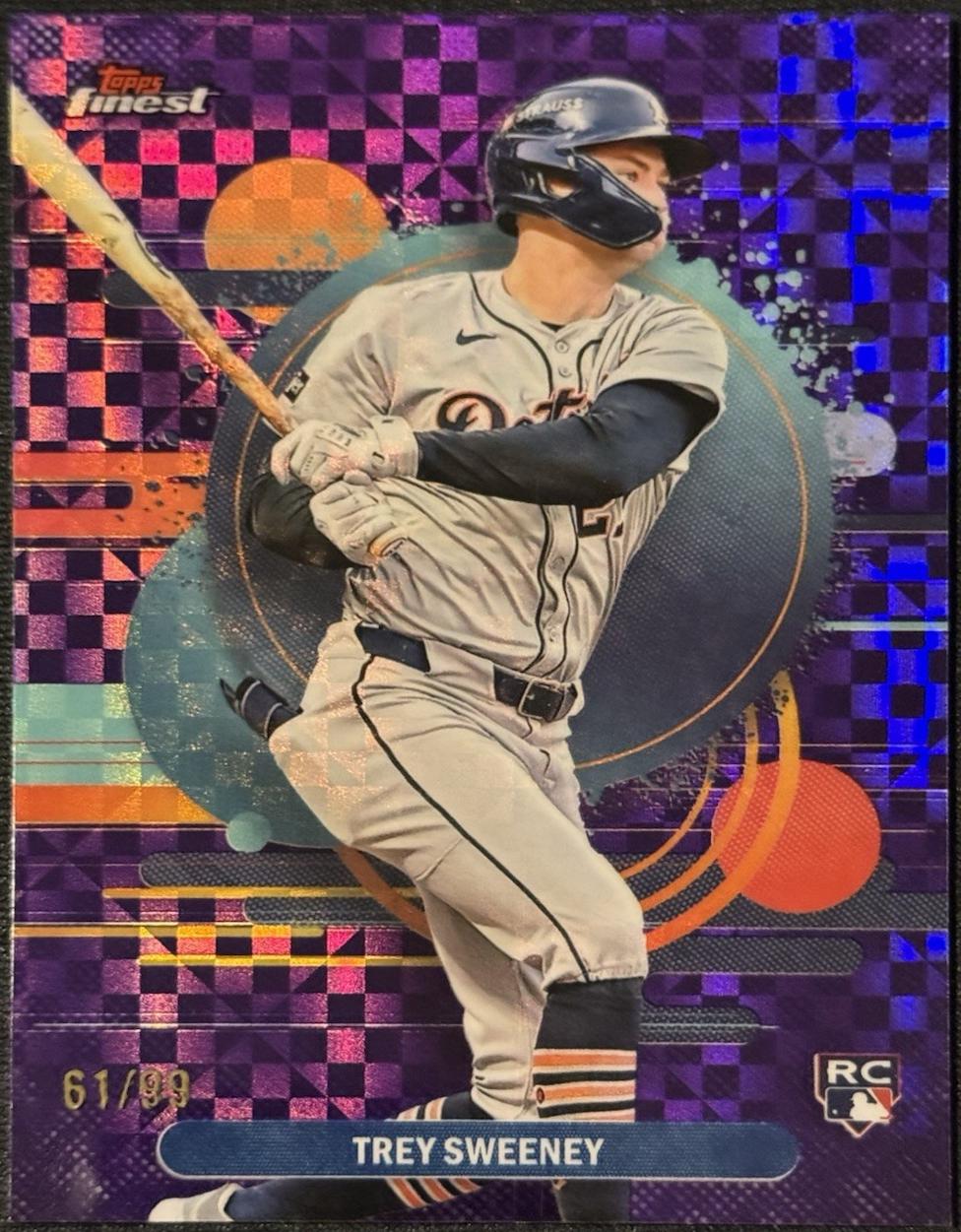 Trey Sweeney [Purple Checkerboard Refractor] #132