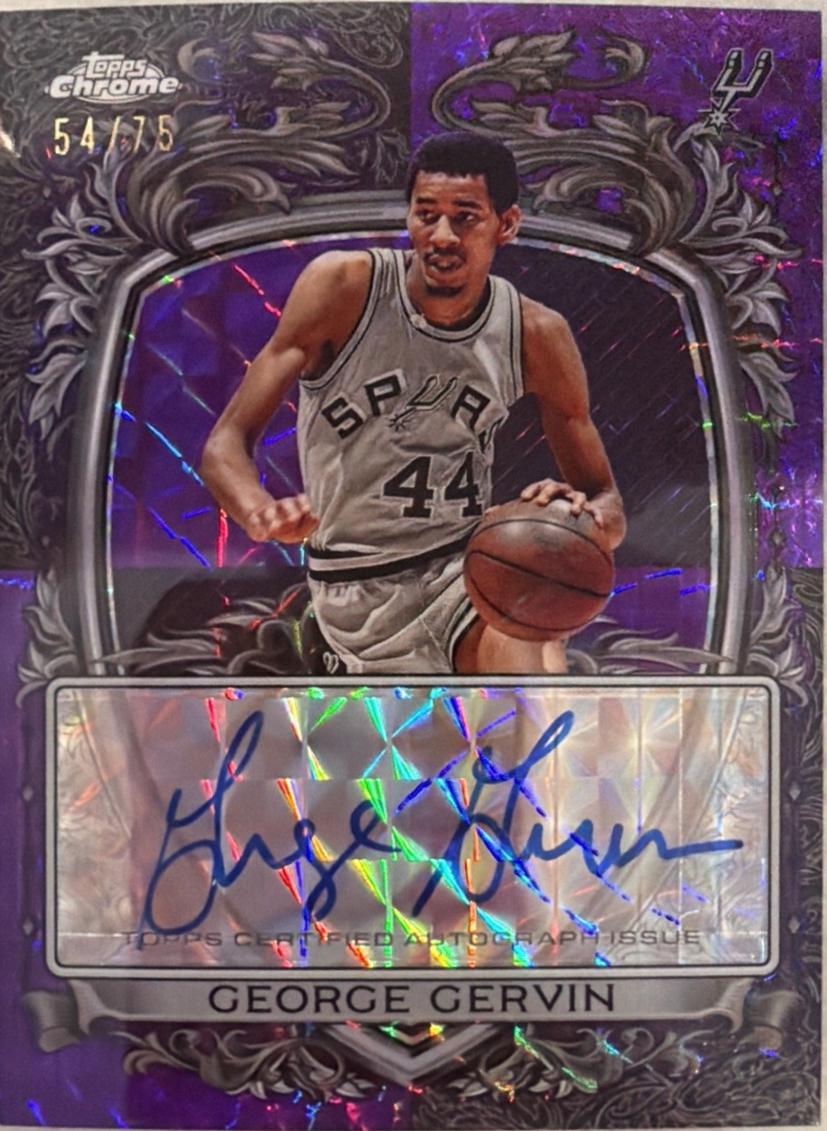 George Gervin [Refractor Purple] #SS-GG