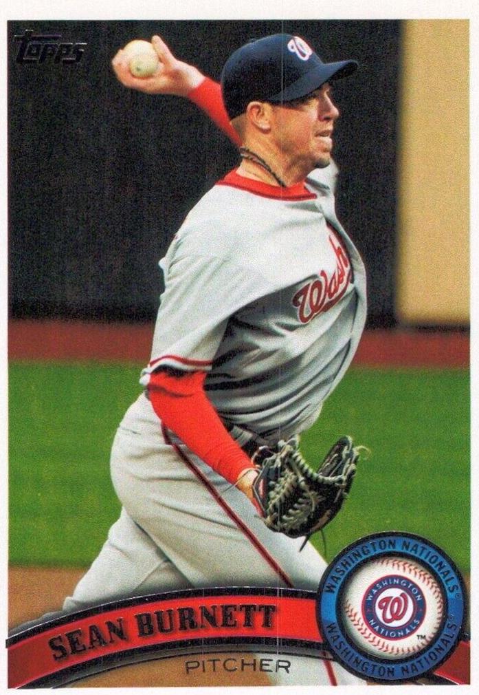 Sean Burnett #US102 Baseball Cards 2011 Topps Update