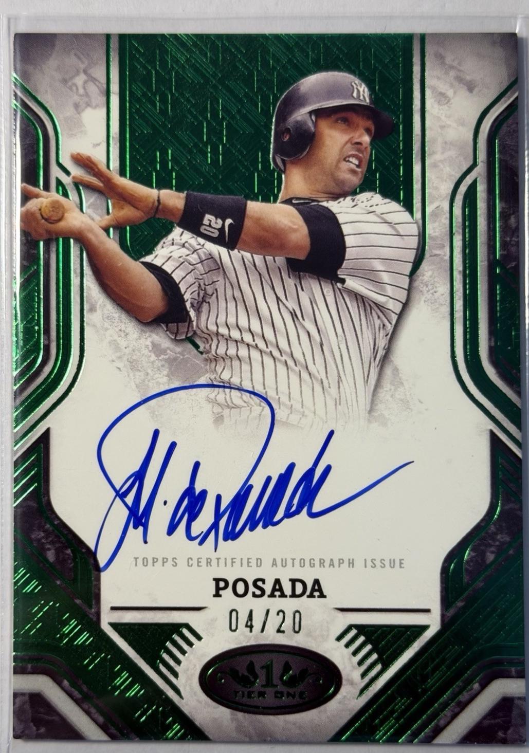Jorge Posada [Green Foil] #PPA-JP