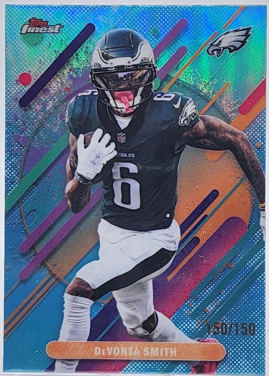 DeVonta Smith [Sky Blue Refractor] #266