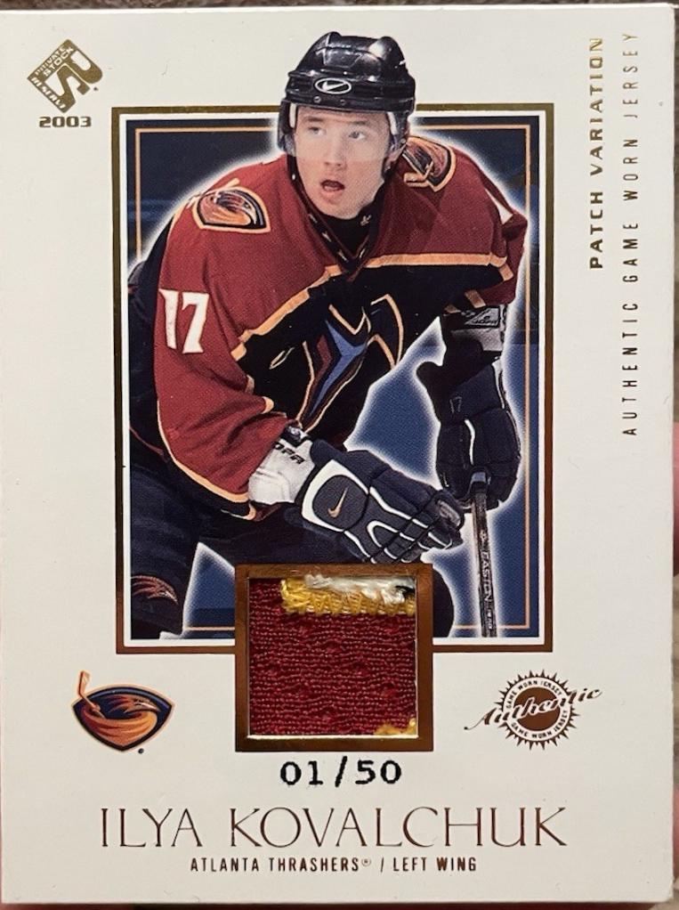 Ilya Kovalchuk #103 2002 Pacific Private Stock Reserve Hockey