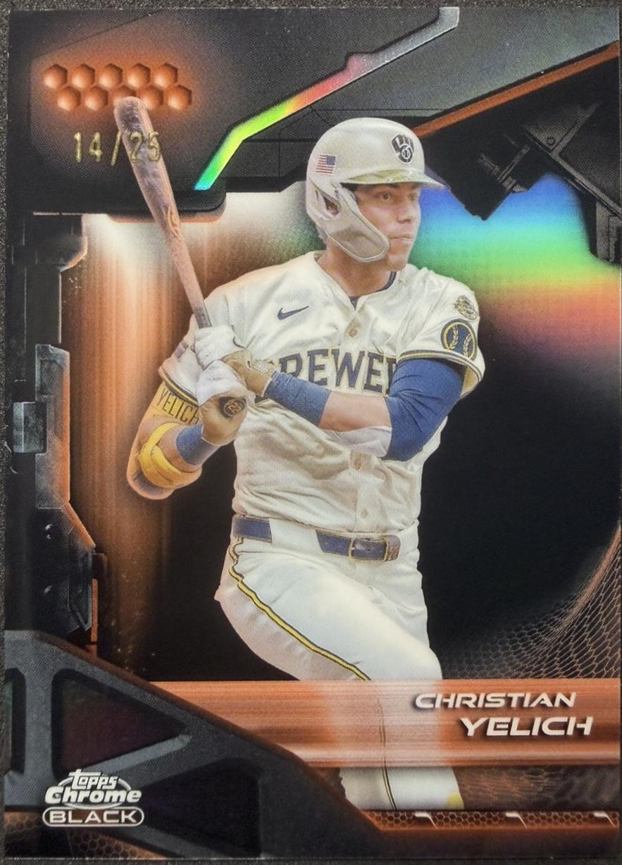 Christian Yelich [Orange Refractor] #42