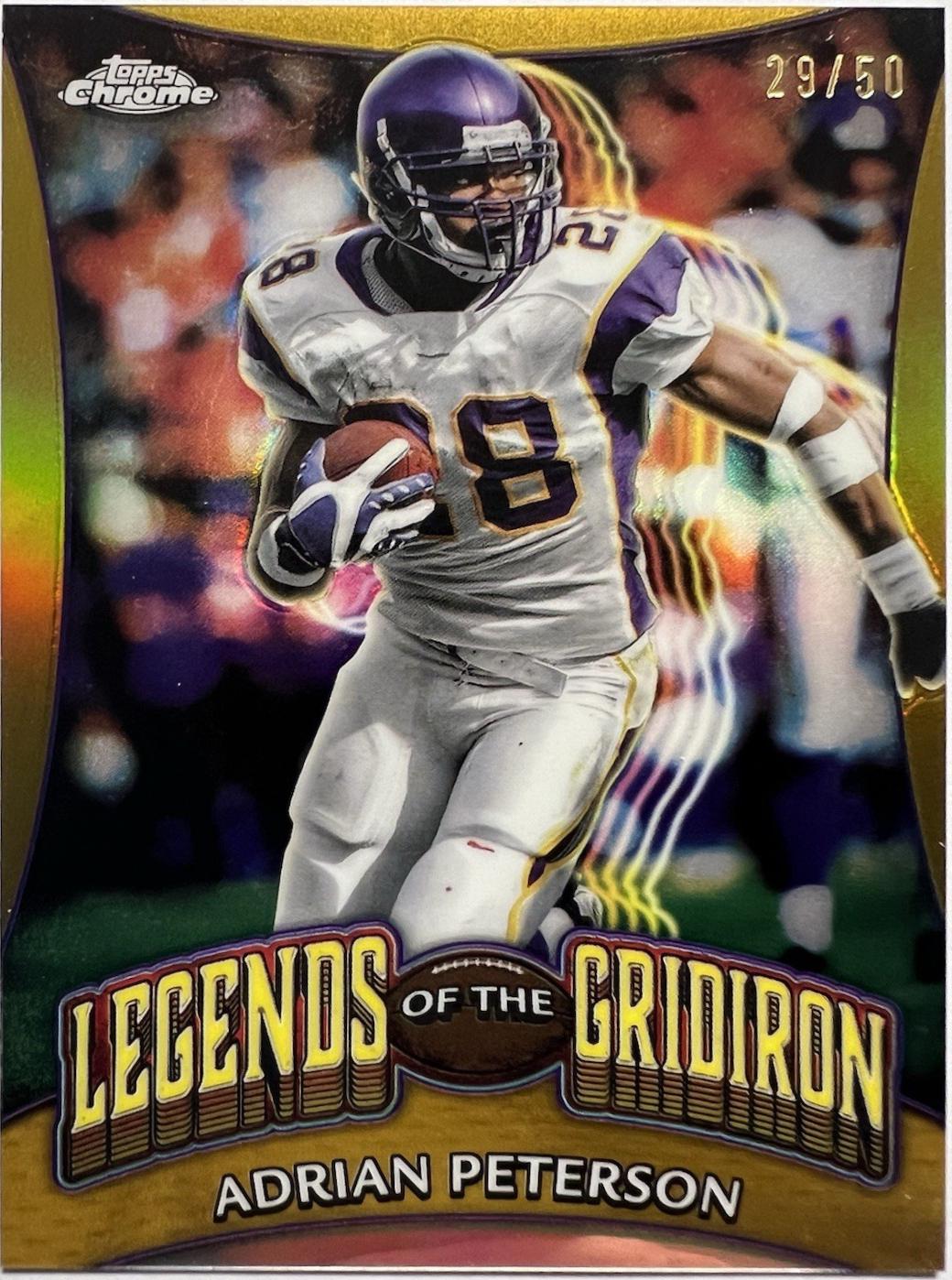 Adrian Peterson [Gold Refractor] #LOG-16