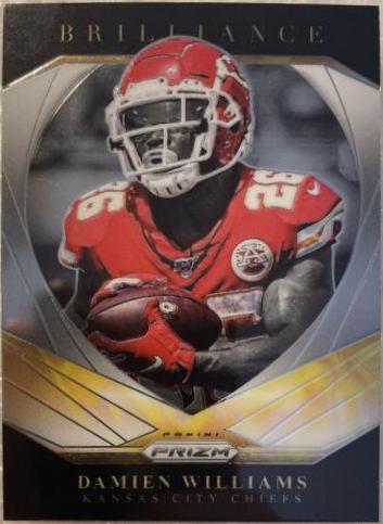 Damien Williams #2 Football Cards 2020 Panini Prizm Brilliance
