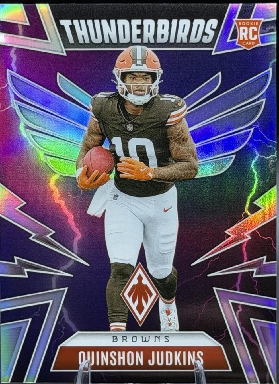 Quinshon Judkins #12 2025 Panini Phoenix Football Thunderbirds