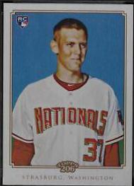 Stephen Strasburg #55 Baseball Cards 2010 Topps 206