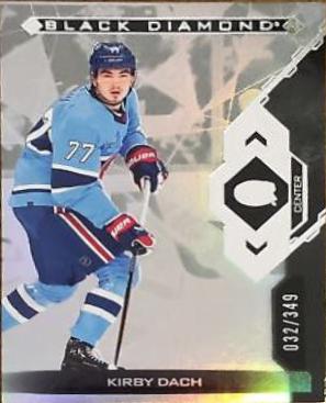 Kirby Dach #BDB-KD Hockey Cards 2022 Upper Deck Black Diamond