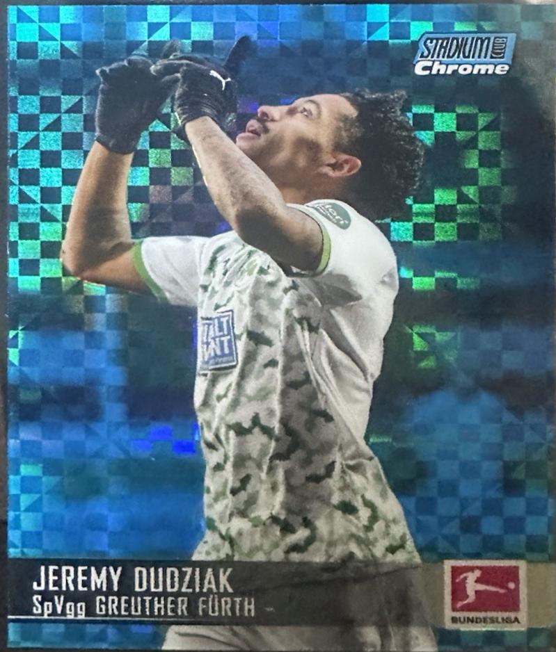 Jeremy Dudziak #46 2021 Stadium Club Chrome Bundesliga Soccer