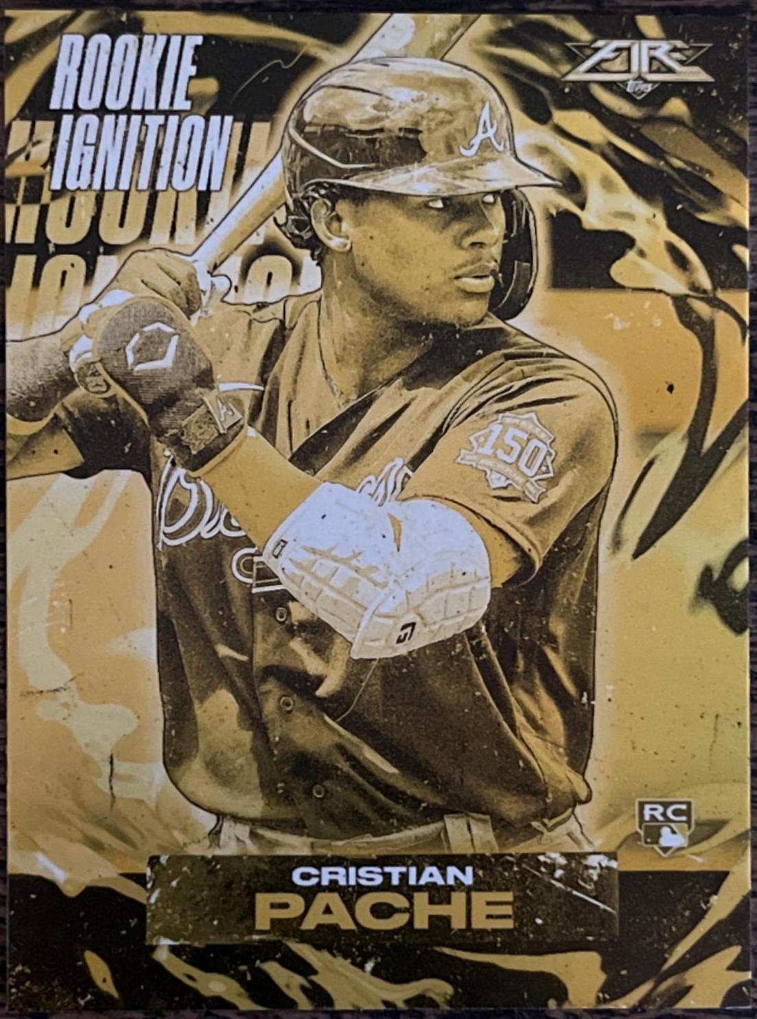 Christian Pache #RI-6 Baseball Cards 2021 Topps Fire Rookie Ignition