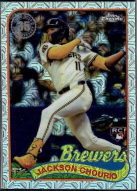 2024 Topps Update 1989 Chrome Silver Pack Jackson Chourio #T89CU-29 card