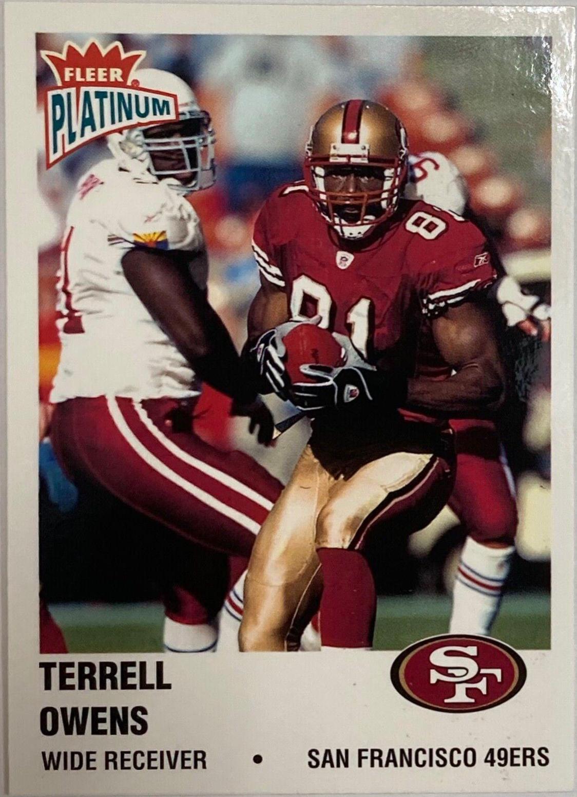 Terrell Owens #97 2003 Fleer Platinum Football