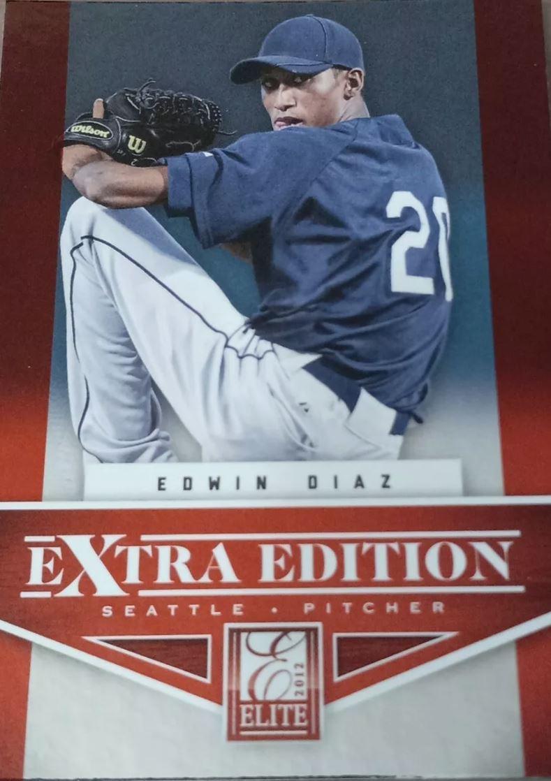 Edwin Diaz #36 Baseball Cards 2012 Panini Elite Extra Edition