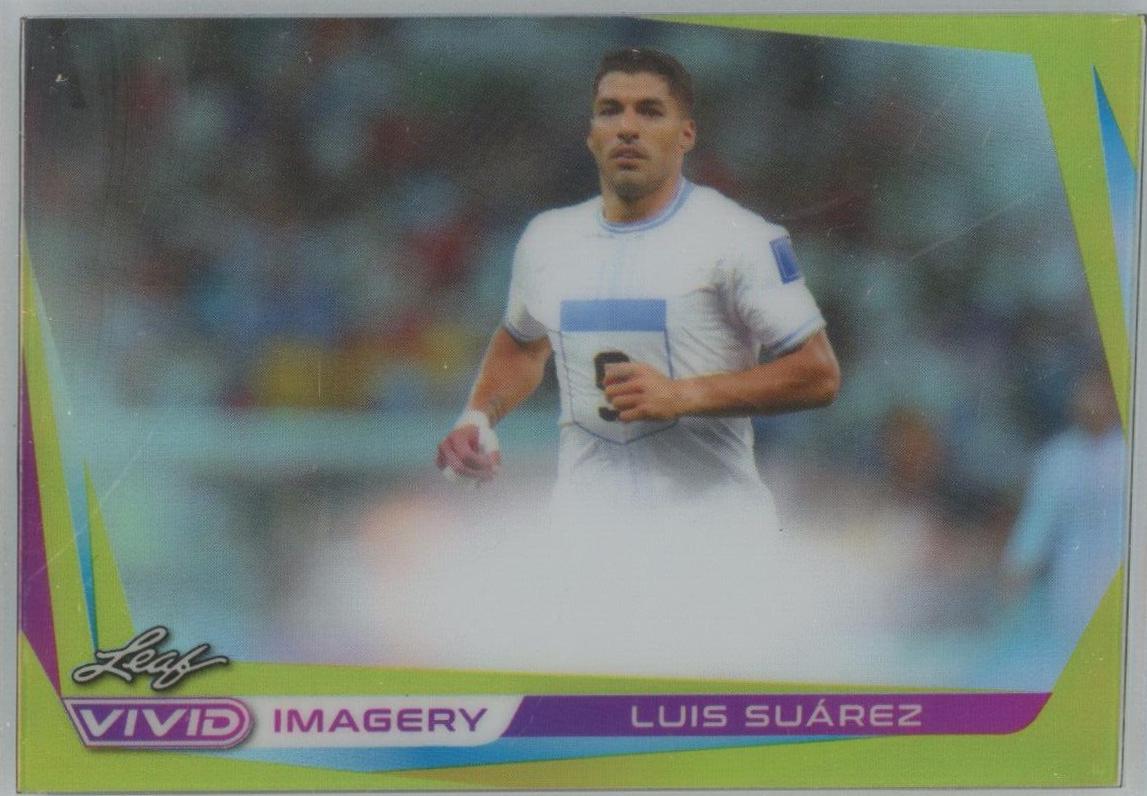 Luis Suarez #VI-LS1 Soccer Cards 2022 Leaf Vivid Imagery