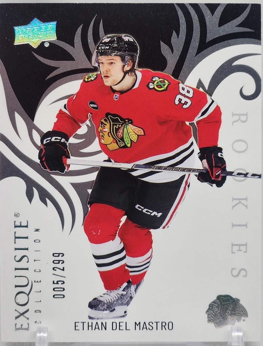 Ethan Del Mastro #R-36 2024-25 Upper Deck Ice Hockey Exquisite Collection Rookies