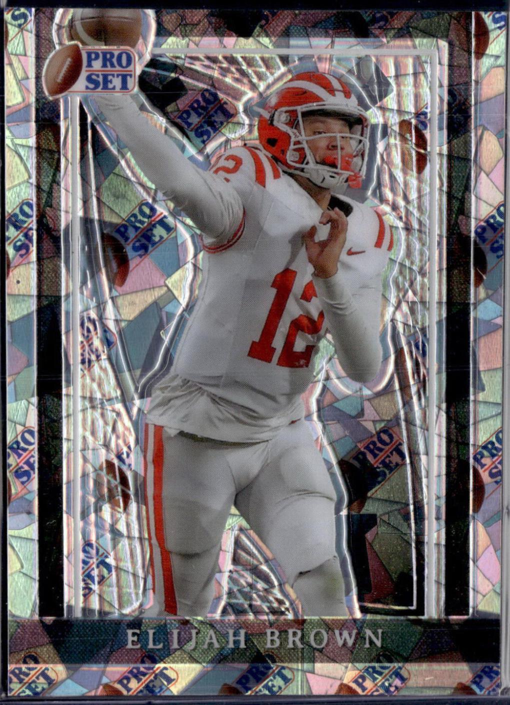 Elijah Brown #54 2024 Pro Set Metal Football