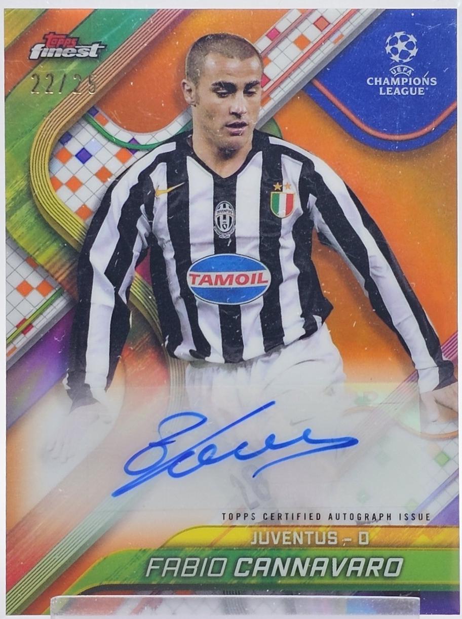 Fabio Cannavaro [Orange Refractor] #BA-FA