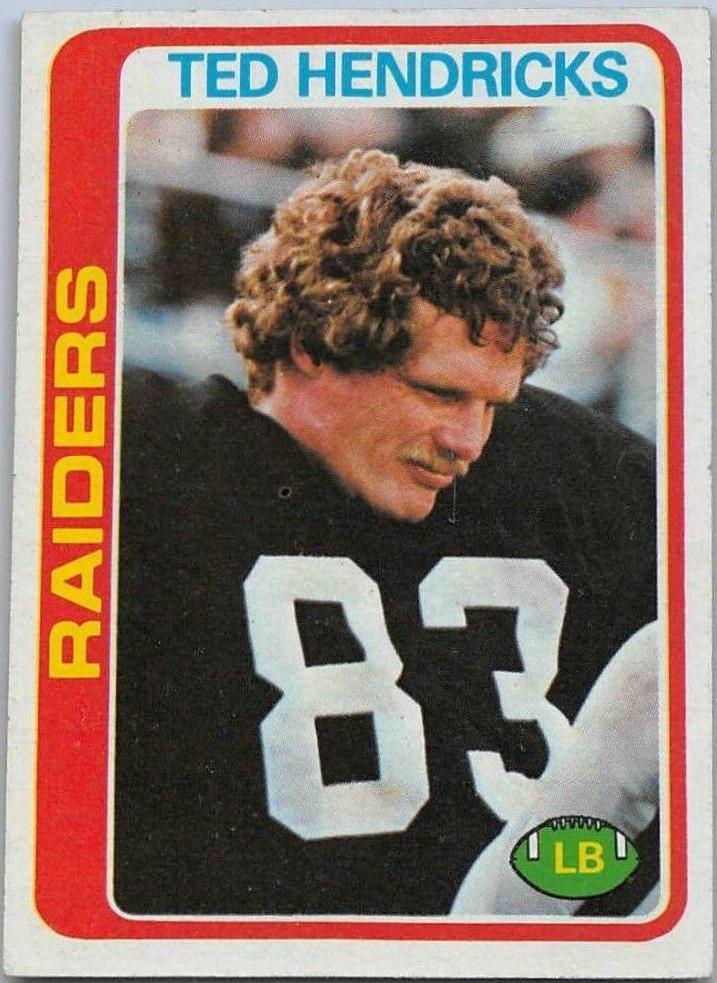 Ted Hendricks #68 Football Cards 1978 Topps