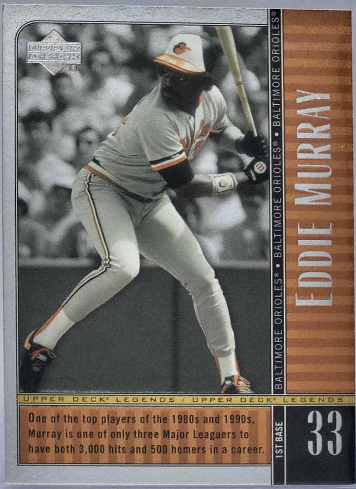 Eddie Murray #53 Baseball Cards 2000 Upper Deck Legends