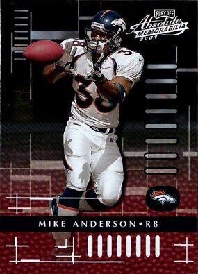 Mike Anderson #29 2001 Playoff Absolute Memorabilia Football