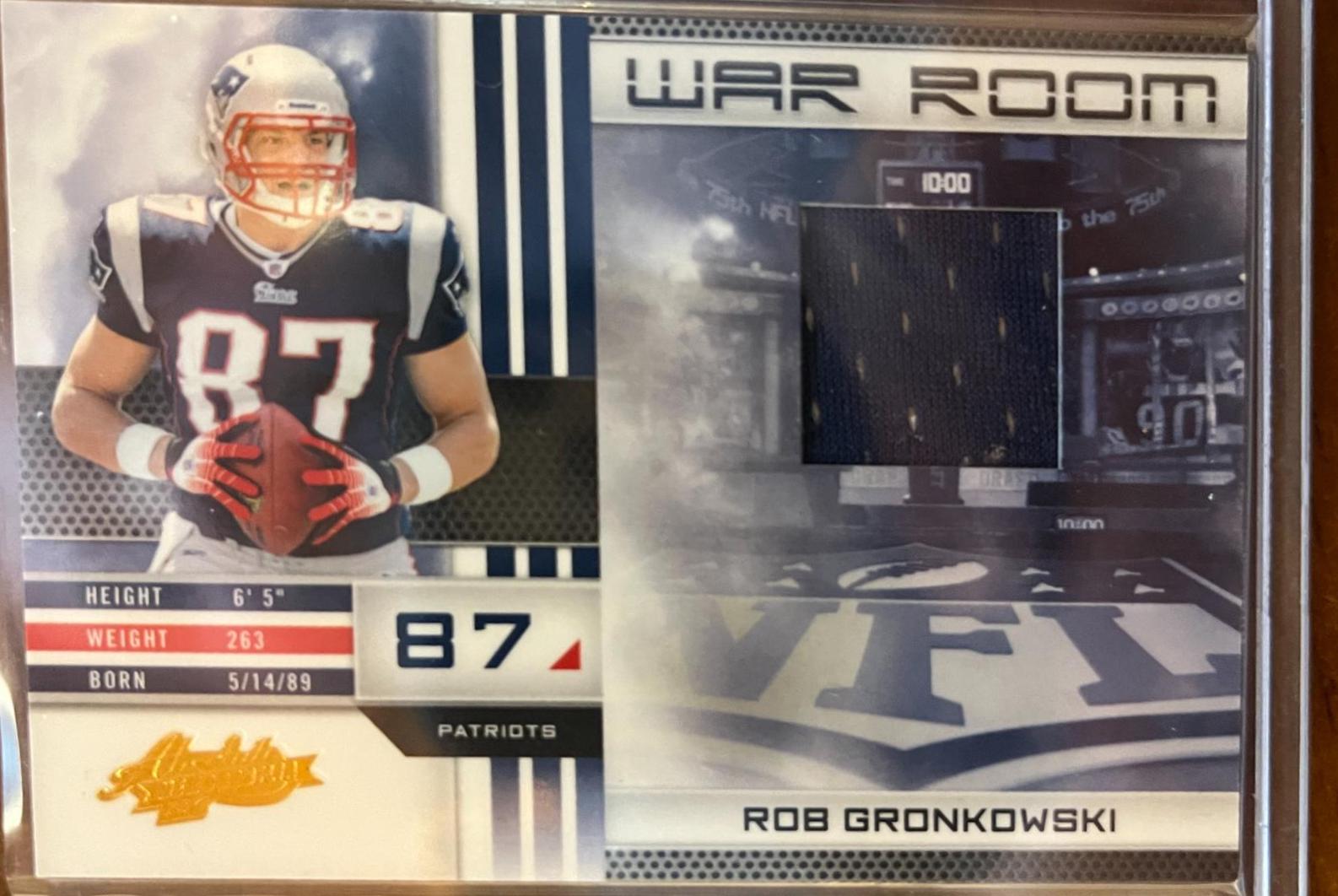 Rob Gronkowski #4 Football Cards 2010 Panini Absolute Memorabilia War Room