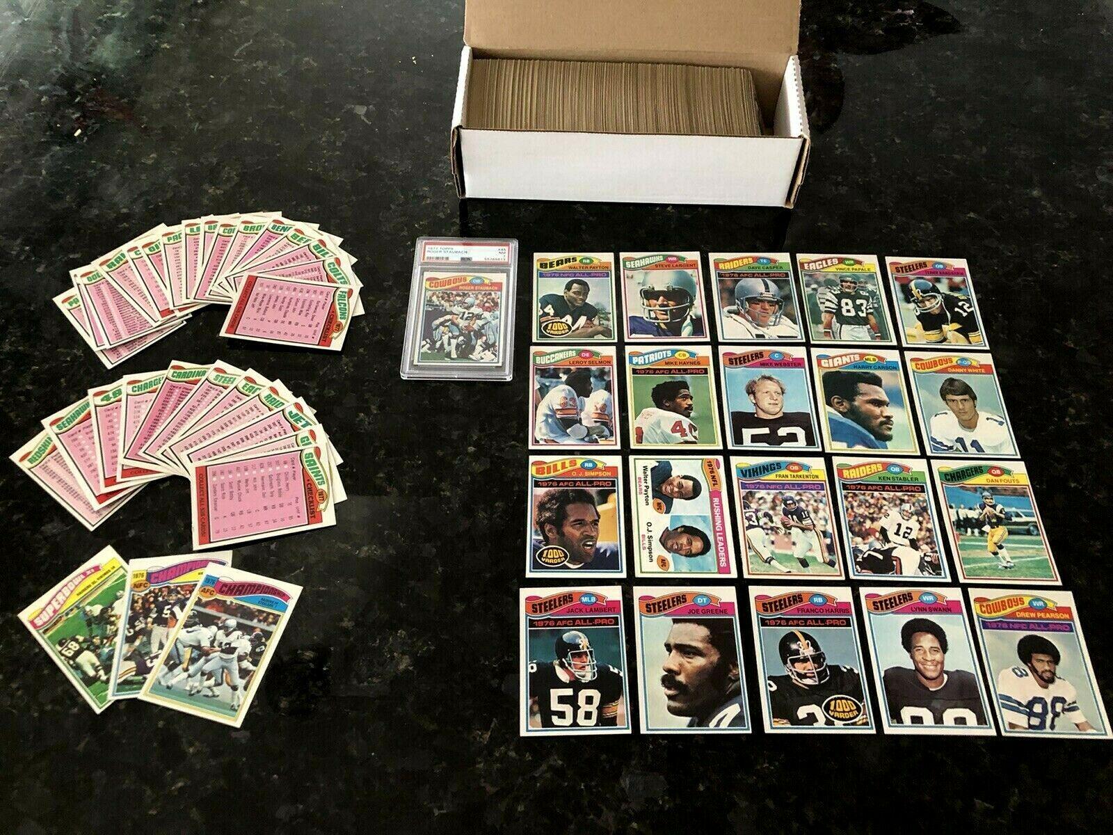 Complete Set Football Cards 1977 Topps