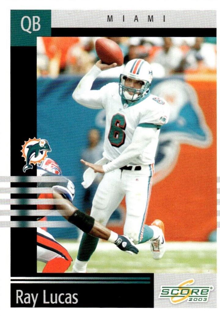 Ray Lucas #76 2003 Panini Score Football