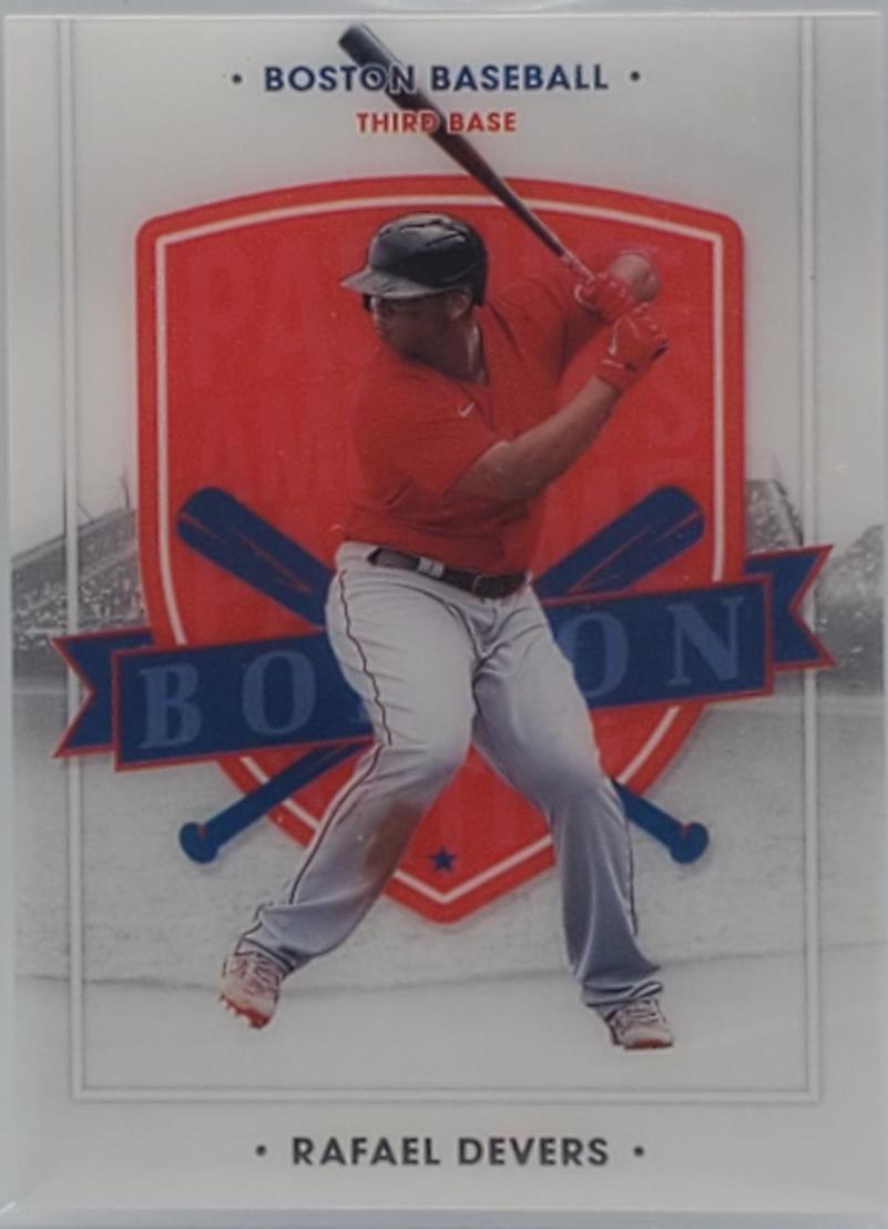Rafael Devers #5 Baseball Cards 2021 Panini Chronicles America's Pastime