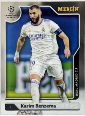 Karim Benzema #68 2021 Topps Merlin Chrome UEFA