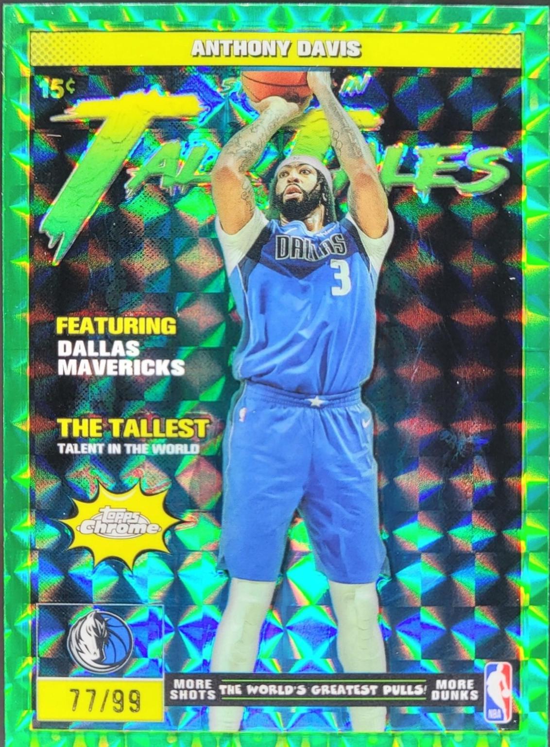Anthony Davis [Refractor Green Geometric] #TT-5