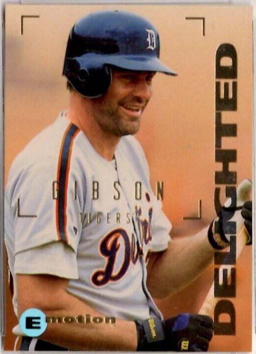 Kirk Gibson #44 Baseball Cards 1995 Emotion