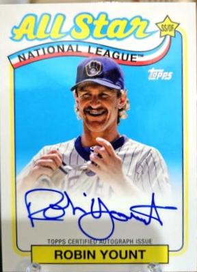 Robin Yount #89ASA-RY 2024 Topps 1989 All Star Autograph Baseball