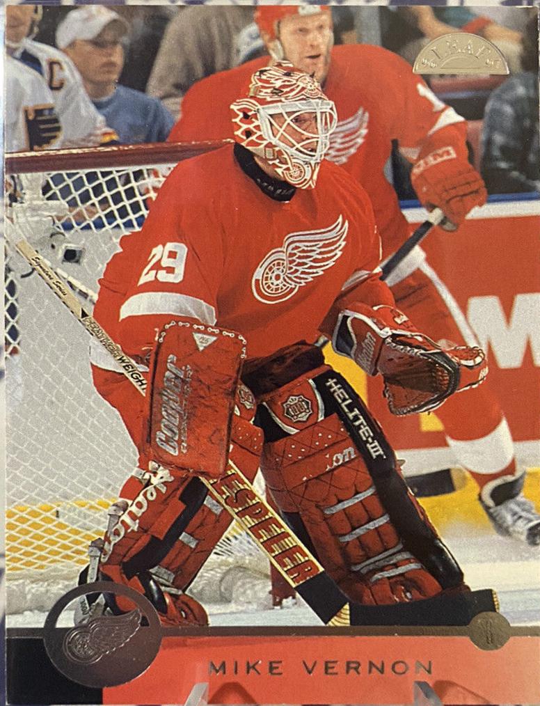 Mike Vernon #147 1996-97 Leaf Hockey