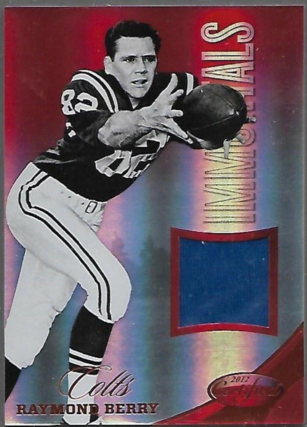 Raymond Berry #236 2012 Panini Certified Football