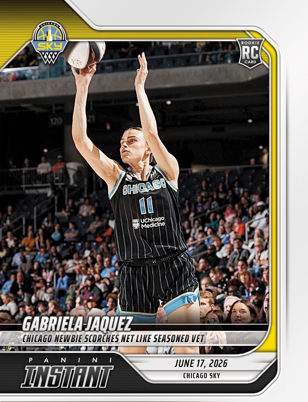 Gabriela Jaquez #165 2026 Panini Instant WNBA