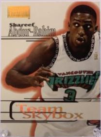 Shareef Abdur-Rahim #224 Basketball Cards 1997 Skybox Premium